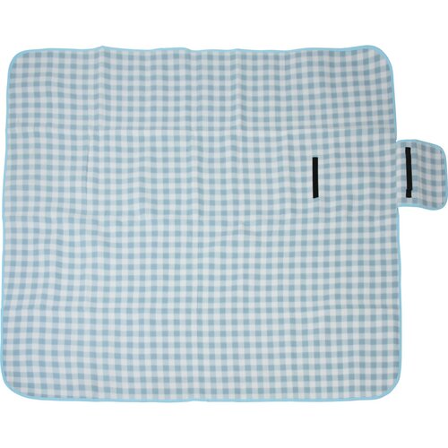 Pikniková deka Kocka 130 x 150 cm, modrá