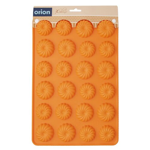 Orion Форма силікон ВІНОЧОК 24, оранжевий