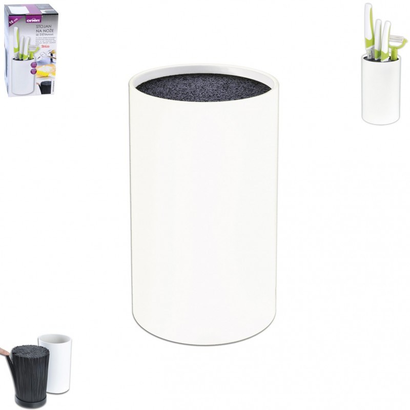 Orion Stojan na nože, biela,