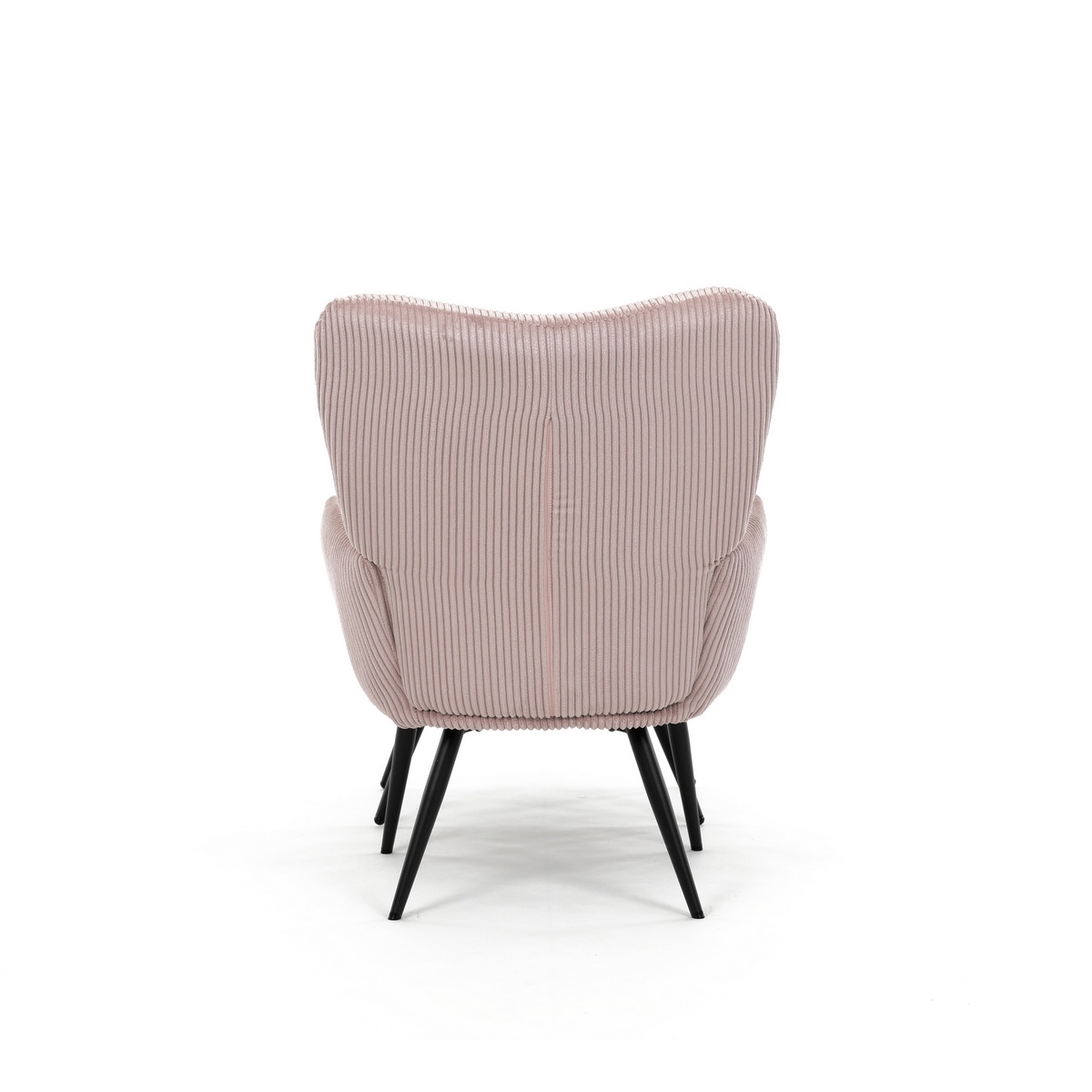 Relaxačné kreslo s podnožkou L7285 PINK6, ružové