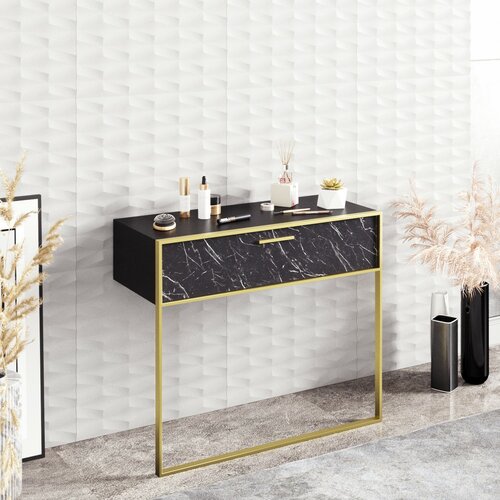 Dekorativer Tisch Polka Black