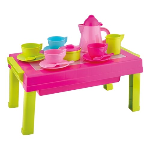 Kaffeeservice mit Klapptisch 2in1