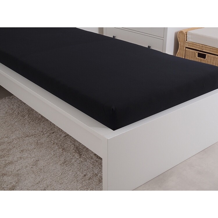 4Home Ideál jersey lepedő fekete, 180 x 200 cm, fekete, 180 x 200 cm termék 2. képe