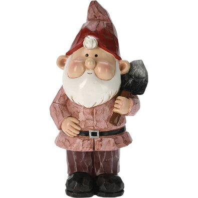 Skrzat ogrodowy Drumin z łopatą, 16,5 x 30,7 x 13 cm, polystone