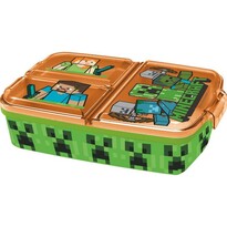 Stor Minecraft uzsonnás doboz, 19,5 x 16,5 x 6,7 cm