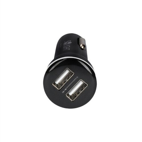 Solight DC45 USB adaptér do auta se dvěma USB vstupy černá, 4200 mA