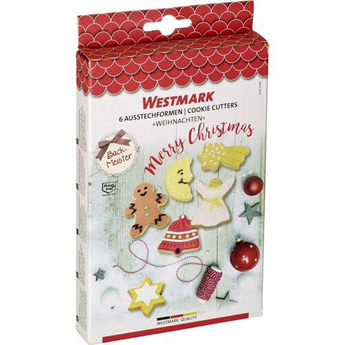 Westmark Set of 6 Christmas cookie cutters