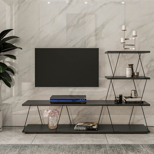 TV-Lowboard Ilgaz Anthracite
