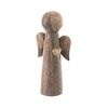 InDecor Angel iz mangovega lesa s srcem, 9,5 x 4,5x 22 cm