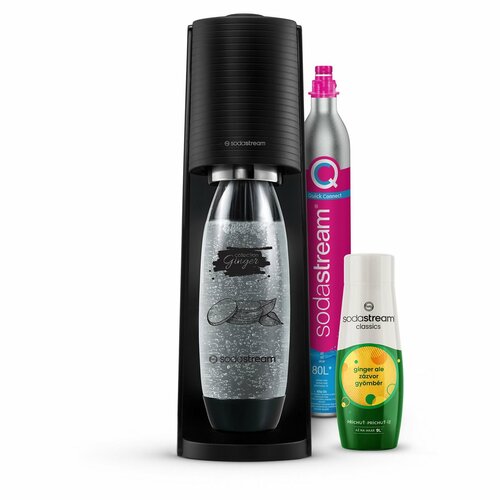 Sodastream Terra Black Ginger Ale Mpack Producătorde apă spumantă