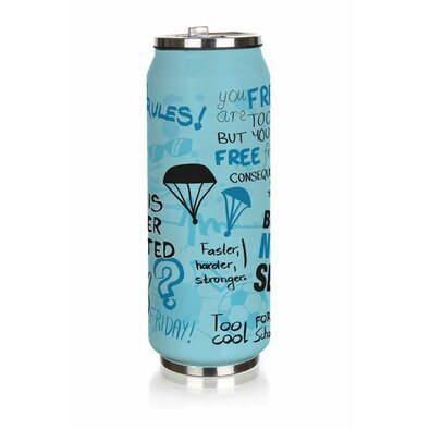 Termoska BE COOL Teenager Boys 430 ml, modra