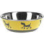 Castron câine Doggie treat galben, diam. 17,5 cm