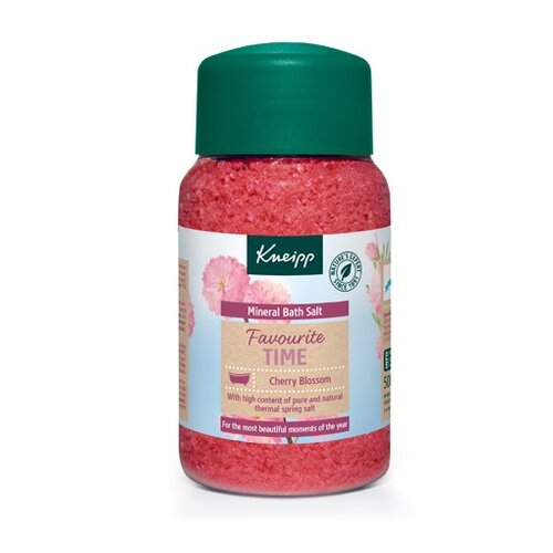 Obrázok Kneipp Favourite Time Cherry Blossom soľ do kúpeľa s minerálmi 500 g