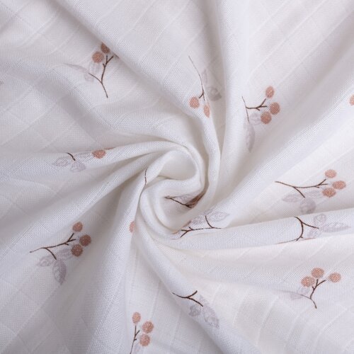 Babymatex Bambusowe pieluchy Maliny, 70 x 70 cm, zestaw 3 szt.