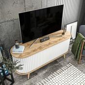 Stolik pod telewizor Stor Oak and White I