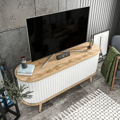 Stor Oak and White I TV-asztal