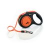 Flexi öntekercselő póráz New Neon M, 5 m, 25 kg,narancssárga