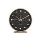 Karlsson 5970BK designové stolní hodiny/budík černá, pr.  16 cm