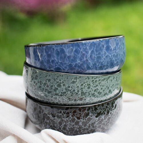 Mäser Jídelní sada nádobí 16 ks FILIPPA – černá