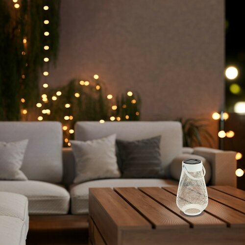 Rabalux 77176 zewnętrzna solarna lampa stołowa LED Tapolca, 0,16 W, IP44