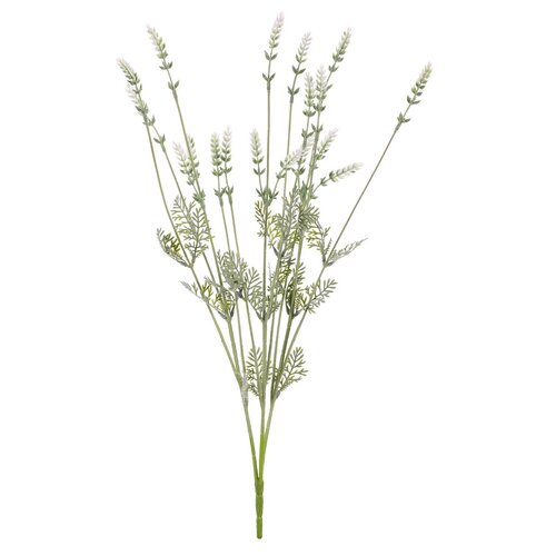 Umetna cvetica Lavanda bela, 17 x 17 x 62 cm