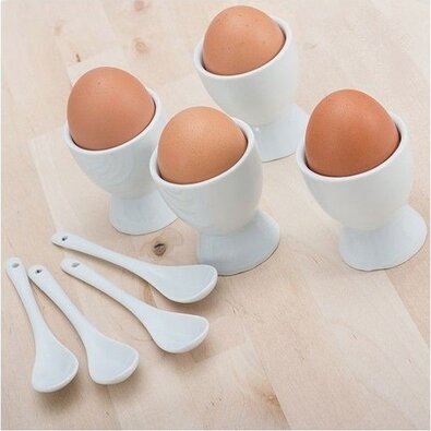 Excellent Houseware 8-częściowy komplet stojaczków na jajka