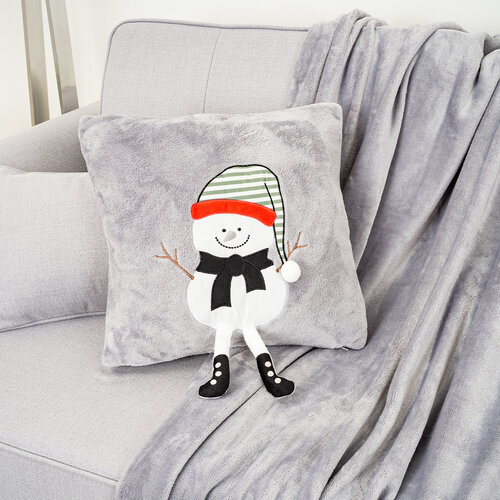 Față de pernă de Crăciun 4Home Frosty Snowman,40 x 40 cm