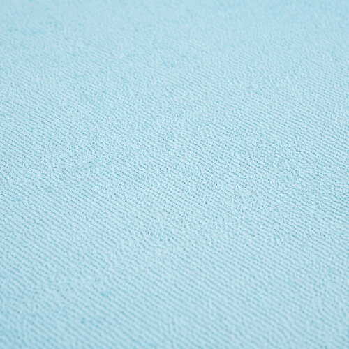 4Home Frottee-Spannbettlaken Hellblau, 90 x 200 cm