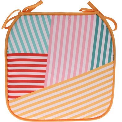 Подушка для сидіння помаранчевий, 38 x 38 см