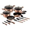 Berlinger Haus 17-delni set posode RosegoldMetallic Line