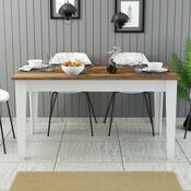 Jedálenský stôl Milan White and Walnut