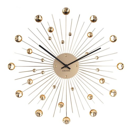 Karlsson 4859GD Designové nástenné hodiny,  50 cm
