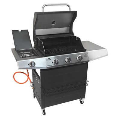 Cattara Gril HYBRID CORE plyn/drevené uhlie, 126 x 114 x 55 cm