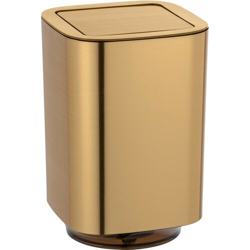 Wenko Coș de gunoi cu capac basculant Auron 5,5 l, auriu
