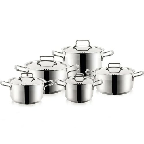 Vase din inox Orion Anett, 10 piese