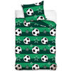 Lenjerie de pat din bumbac pentru copii Fotbal,140 x 200 cm, 70 x 90 cm