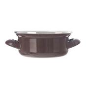 Orion Casserole smaltată cu margine Brown, 0,65 l