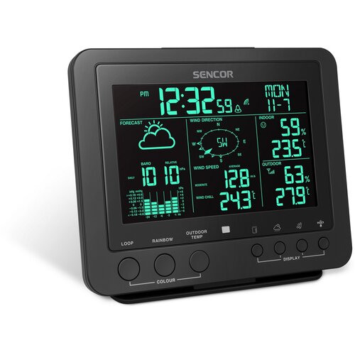 Sencor SWS 9700 Professionelle Wetterstation mitFunksensor 5-in-1