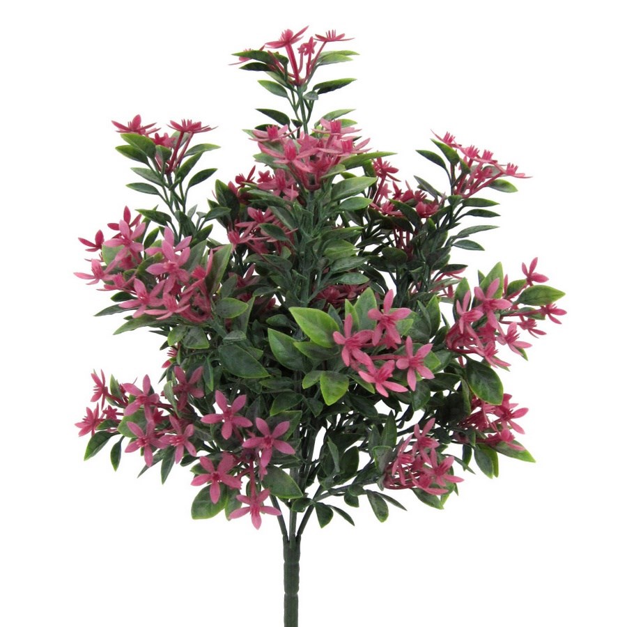 Umelý kvetúci krík, ružová