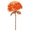 Floare artificială Hortensie portocaliu, 17 x 34 cm