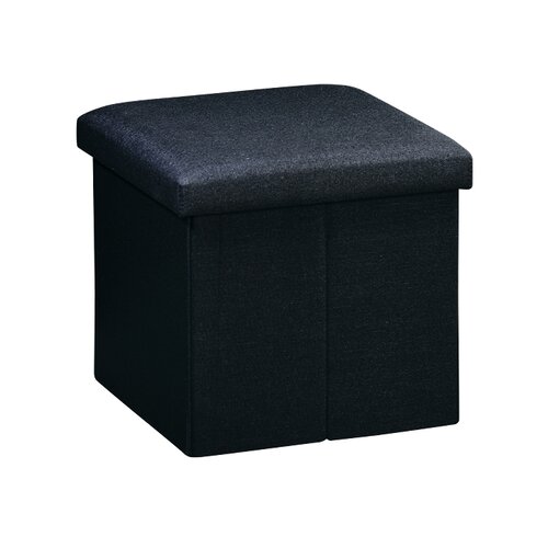 Kesper 15955 Taburet, čierna, 38 x 38 x 38 cm