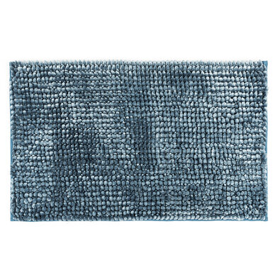Kúpeľňová predložka Ella micro modrá , 50 x 80 cm
