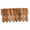 Kesper 28968 Raclette-Spachtel-Set 8 Stück Akazie, 13 x 3,5 cm