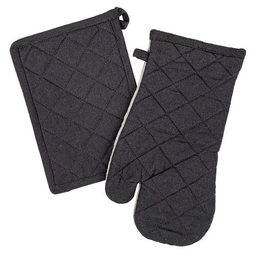 Potholder and trivet Heda grey, set of 2
