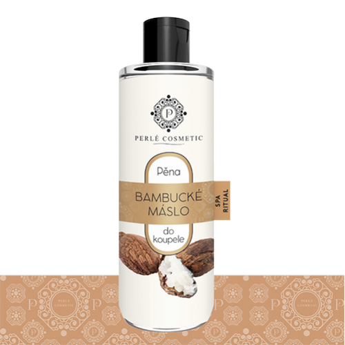 Perlé Cosmetic Pena do kúpeľa s bambuckým maslom, 500 ml