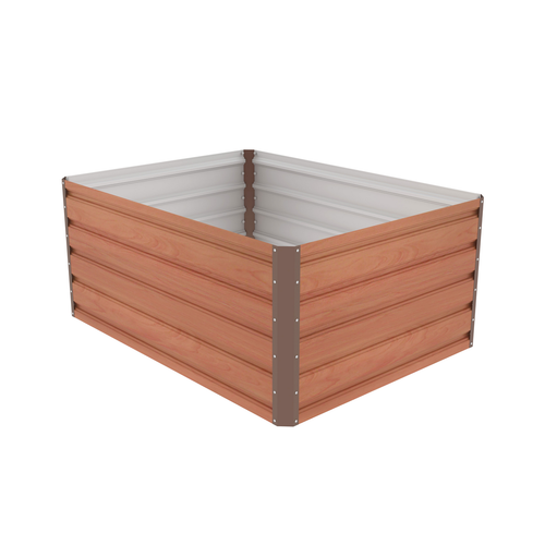 Emelt virágágy G21 Daisy 120 x 90 x 52 cm, fém,barna