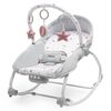 Baby Mix Scaun balansoar multifuncțional pentrucopii Stars roz, 80 x 40 x 70 cm