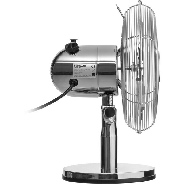 Sencor SFE 2540SL asztali ventilátor, ezüst színű termék 2. képe