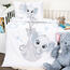 4Home Baumwollbettwäsche für Kinder Elephant, 100 x 135 cm, 40 x 60 cm