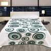 Cuvertură de pat Congo verde, 240 x 260 cm
